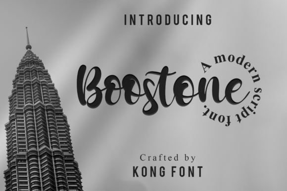 Boostone: A Modern Handwritten Script for Creative Projects