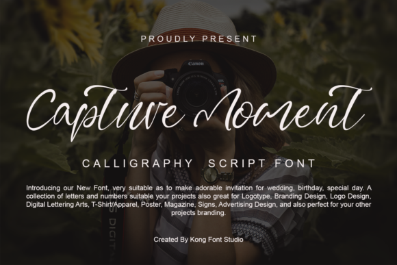 Capture Moment: The Playful Script Font for Modern Brands