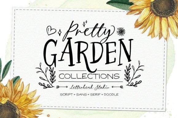 Exploring Pretty Garden: A Trio of Type for Fresh Designs