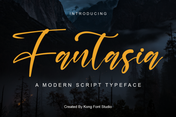 Fantasia: The Modern Script Font for Creative Projects