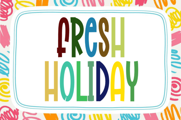 Fresh Holiday: A Modern Handwritten Font for Elegant Branding