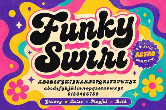 Funky Swirl: The Retro Script Font with Personality