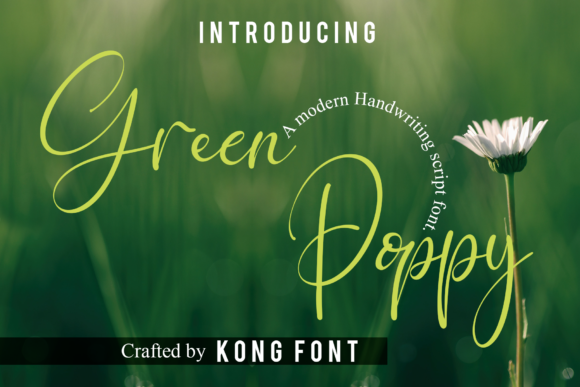 Green Poppy: A Playful Script Font for Creative Projects