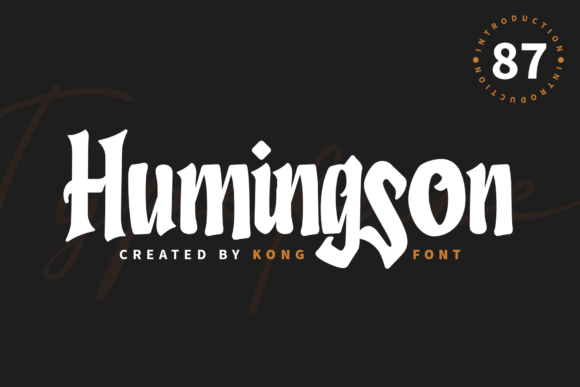 Humingson: The Modern Script Font for Creative Projects