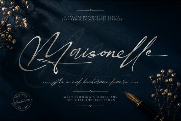 Maisonelle: The Handwritten Script Font for Elegant Branding