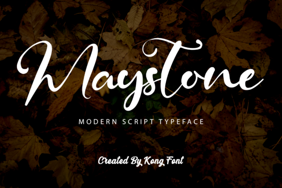 Maystone: A Modern Handwritten Script Font for Creative Projects