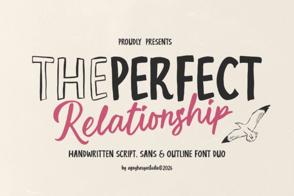 Perfect Relationship: A Handwritten Font Duo for Authentic Designs