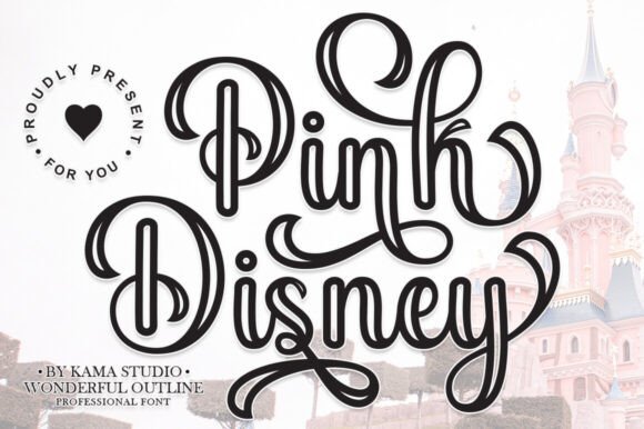 Pink Disney: The Elegant Script Font for Modern Designers