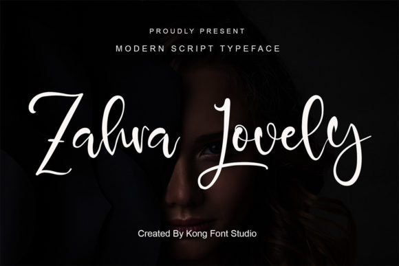 Zahra Lovely: A Modern Script Font for Creative Projects